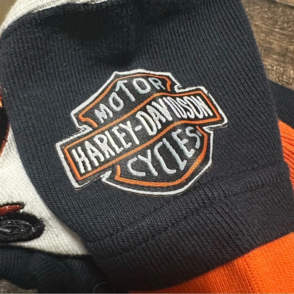 Harley Davidson Vintage Baby One Piece Sweater - Picture 2 of 6